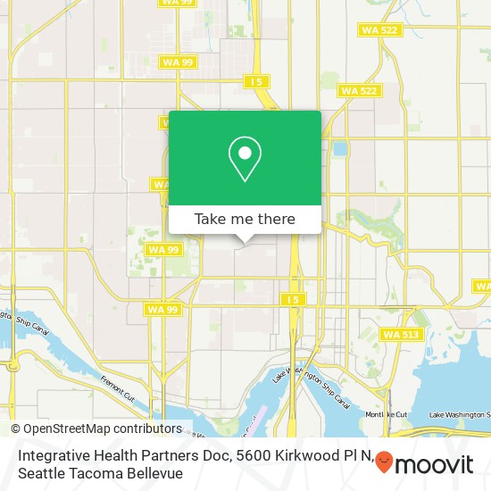 Integrative Health Partners Doc, 5600 Kirkwood Pl N map