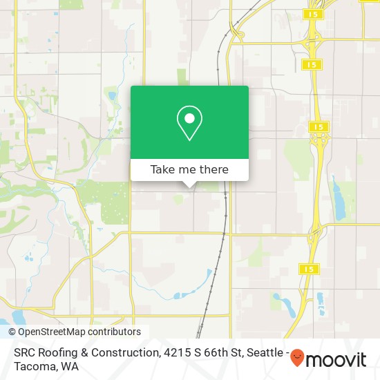 SRC Roofing & Construction, 4215 S 66th St map