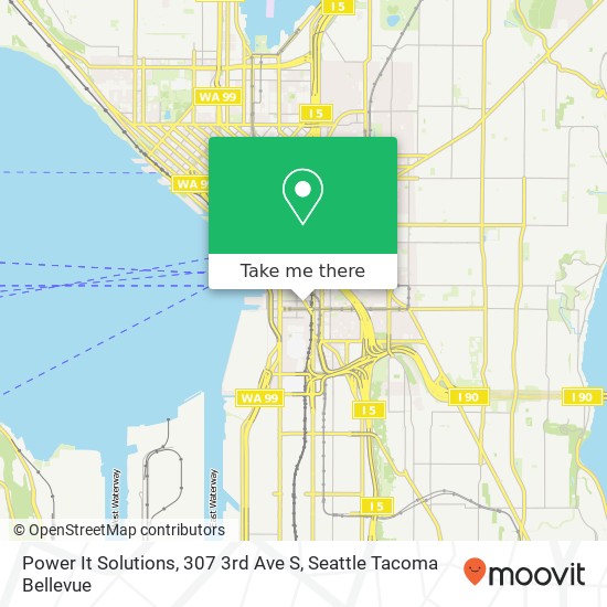 Mapa de Power It Solutions, 307 3rd Ave S