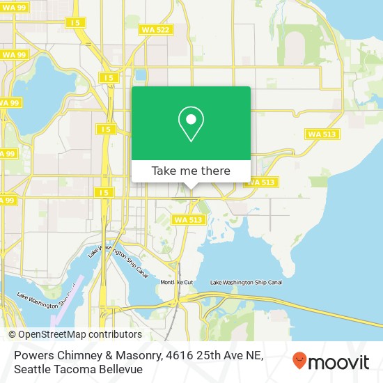 Powers Chimney & Masonry, 4616 25th Ave NE map