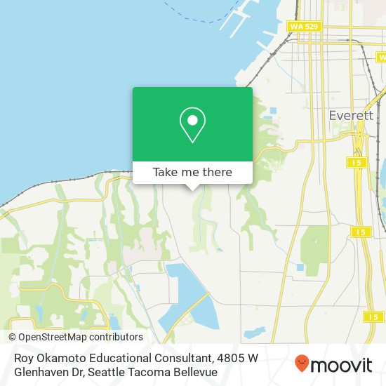 Mapa de Roy Okamoto Educational Consultant, 4805 W Glenhaven Dr