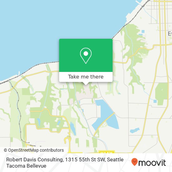 Mapa de Robert Davis Consulting, 1315 55th St SW