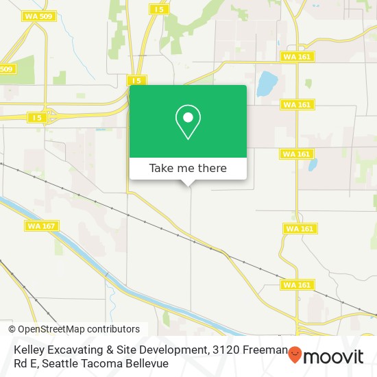 Kelley Excavating & Site Development, 3120 Freeman Rd E map