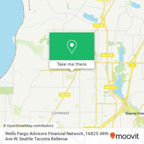 Wells Fargo Advisors Financial Network, 16825 48th Ave W map