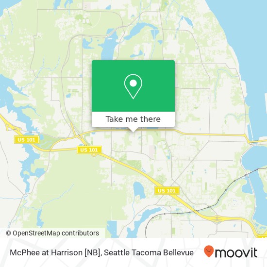 Mapa de McPhee at Harrison [NB]