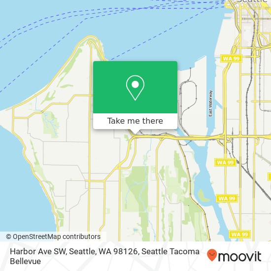 Harbor Ave SW, Seattle, WA 98126 map