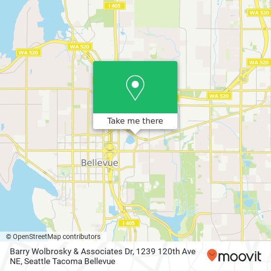 Mapa de Barry Wolbrosky & Associates Dr, 1239 120th Ave NE