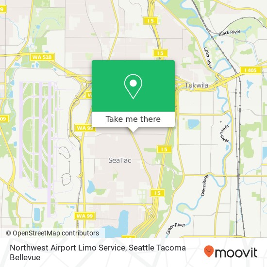 Mapa de Northwest Airport Limo Service