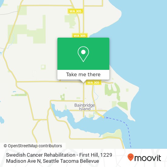 Swedish Cancer Rehabilitation - First Hill, 1229 Madison Ave N map