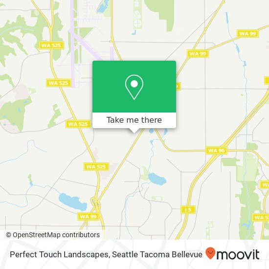 Mapa de Perfect Touch Landscapes, 12414 Highway 99