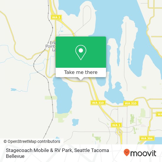 Mapa de Stagecoach Mobile & RV Park