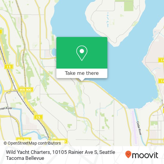 Wild Yacht Charters, 10105 Rainier Ave S map