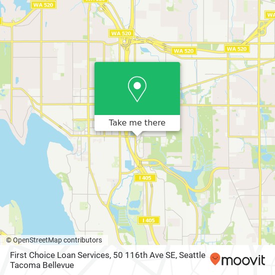 First Choice Loan Services, 50 116th Ave SE map