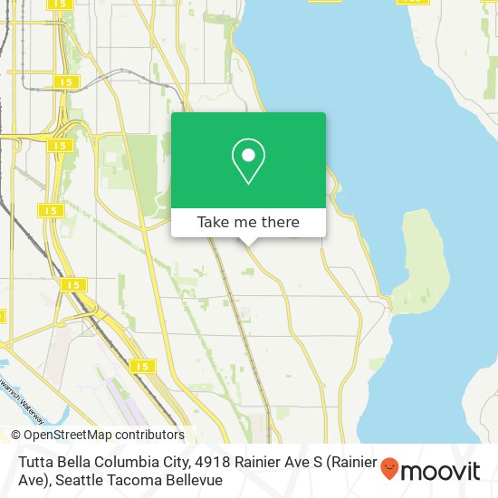 Tutta Bella Columbia City, 4918 Rainier Ave S map