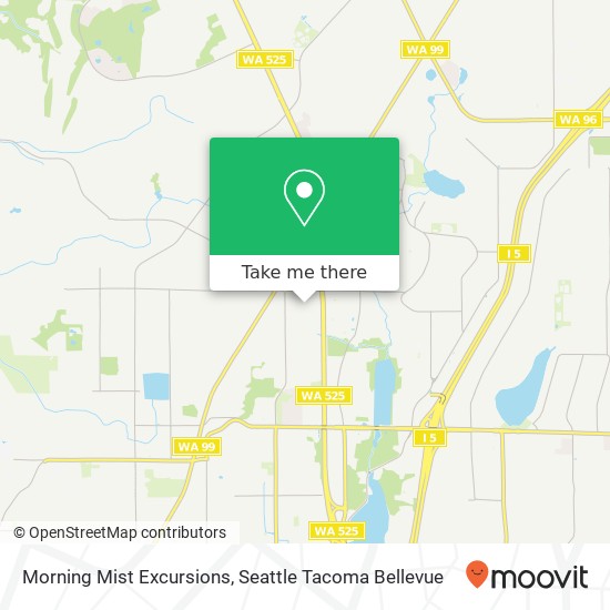 Morning Mist Excursions map