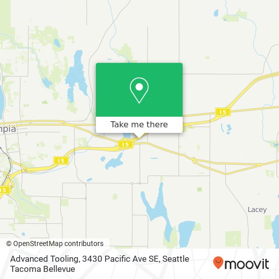 Mapa de Advanced Tooling, 3430 Pacific Ave SE