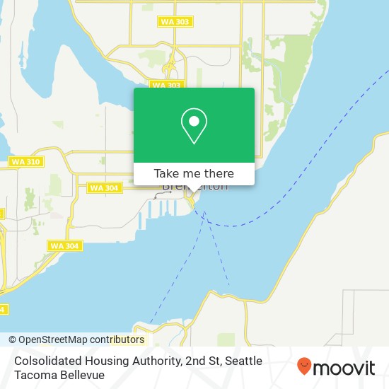 Colsolidated Housing Authority, 2nd St map