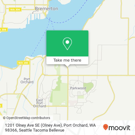 1201 Olney Ave SE (Olney Ave), Port Orchard, WA 98366 map