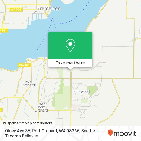 Olney Ave SE, Port Orchard, WA 98366 map