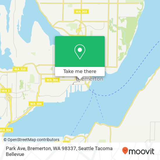 Park Ave, Bremerton, WA 98337 map