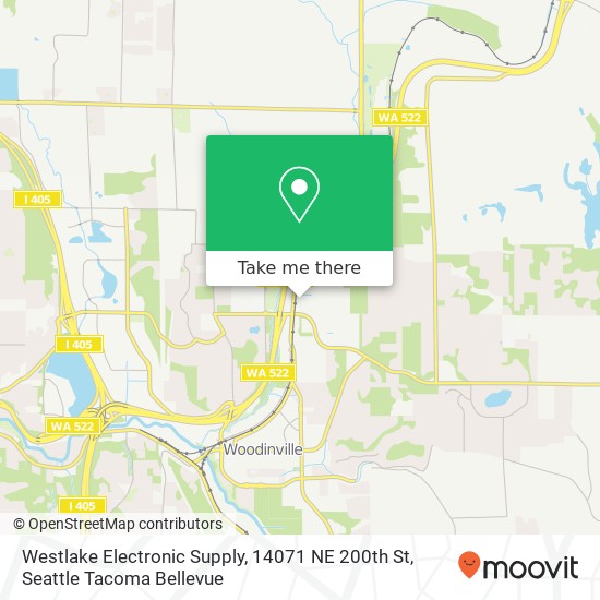 Westlake Electronic Supply, 14071 NE 200th St map