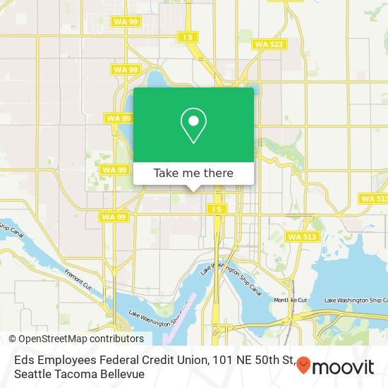 Mapa de Eds Employees Federal Credit Union, 101 NE 50th St