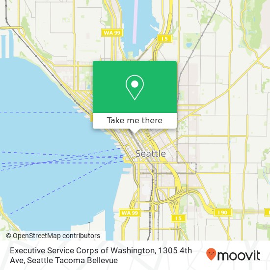 Mapa de Executive Service Corps of Washington, 1305 4th Ave