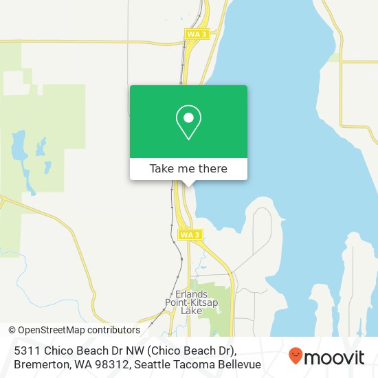 5311 Chico Beach Dr NW (Chico Beach Dr), Bremerton, WA 98312 map