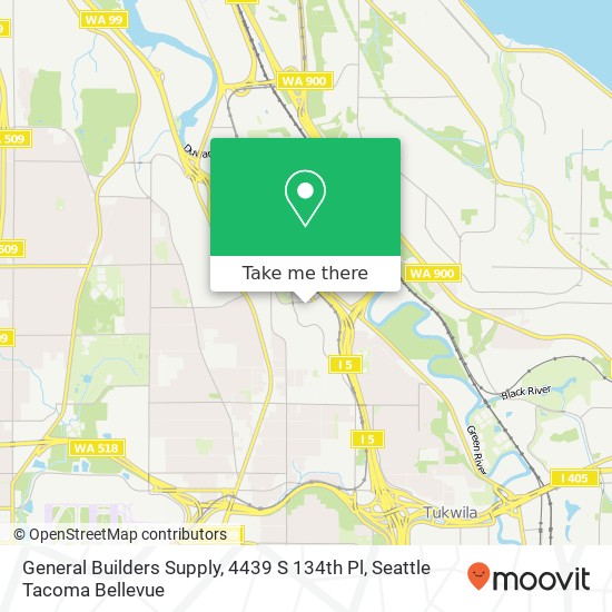 General Builders Supply, 4439 S 134th Pl map