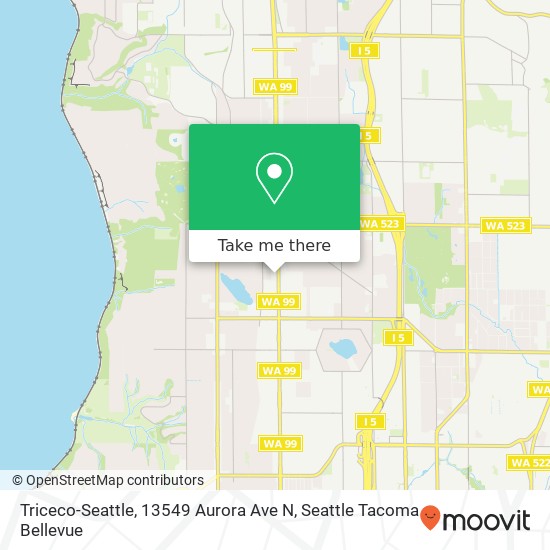 Triceco-Seattle, 13549 Aurora Ave N map