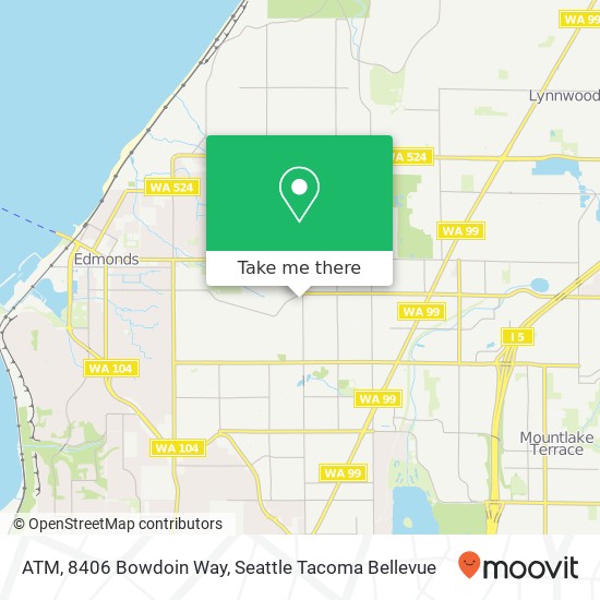 Mapa de ATM, 8406 Bowdoin Way