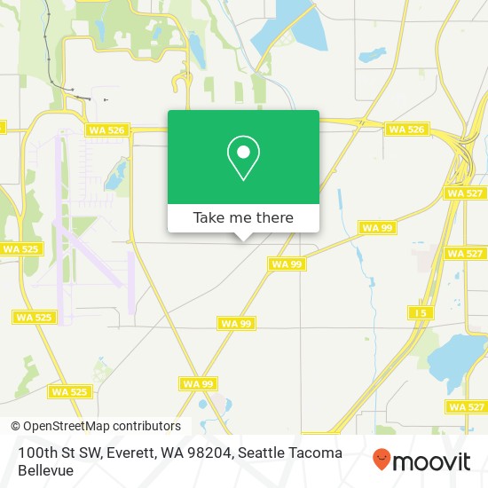 100th St SW, Everett, WA 98204 map