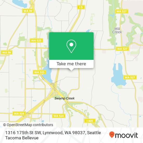 1316 175th St SW, Lynnwood, WA 98037 map