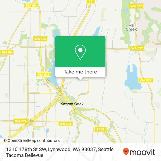 1316 178th St SW, Lynnwood, WA 98037 map