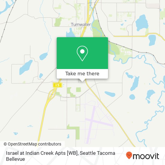Israel at Indian Creek Apts [WB] map
