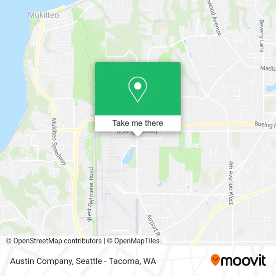 Austin Company map