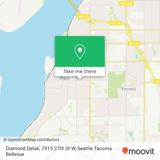 Mapa de Diamond Detail, 7915 27th St W