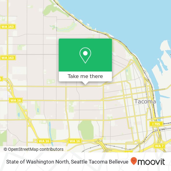 Mapa de State of Washington North