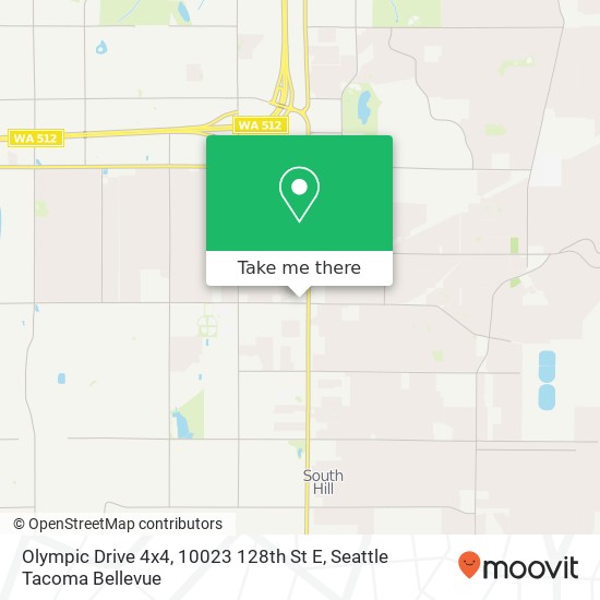 Mapa de Olympic Drive 4x4, 10023 128th St E