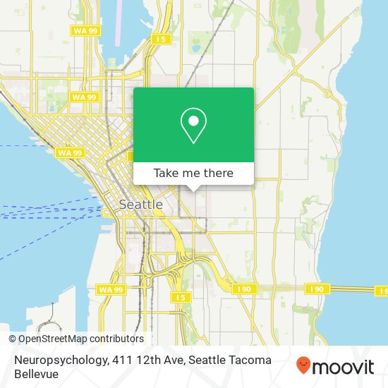 Mapa de Neuropsychology, 411 12th Ave