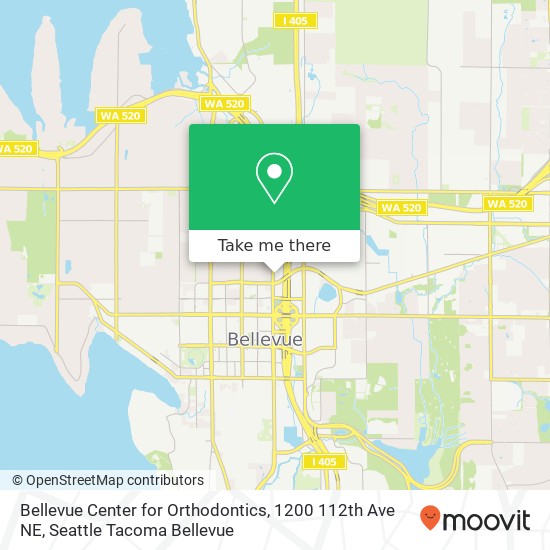 Mapa de Bellevue Center for Orthodontics, 1200 112th Ave NE