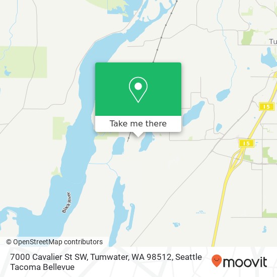 7000 Cavalier St SW, Tumwater, WA 98512 map