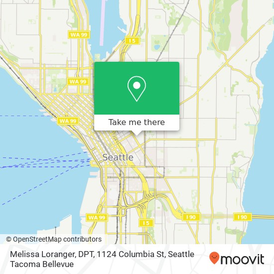 Melissa Loranger, DPT, 1124 Columbia St map