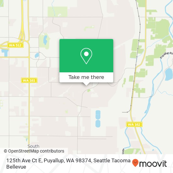 125th Ave Ct E, Puyallup, WA 98374 map