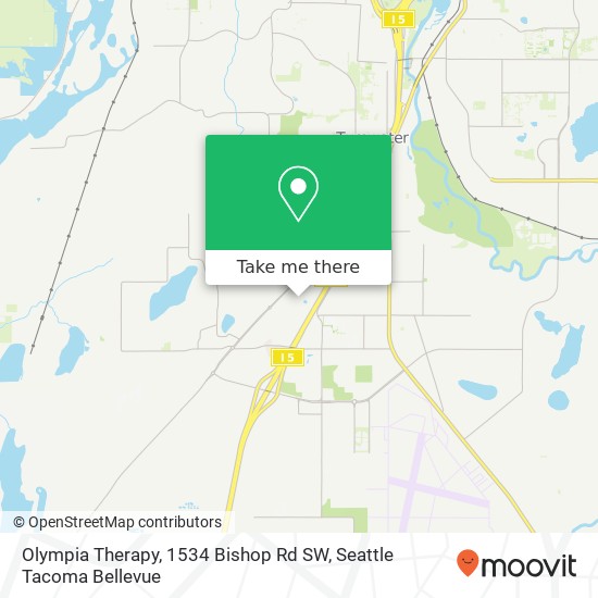 Mapa de Olympia Therapy, 1534 Bishop Rd SW