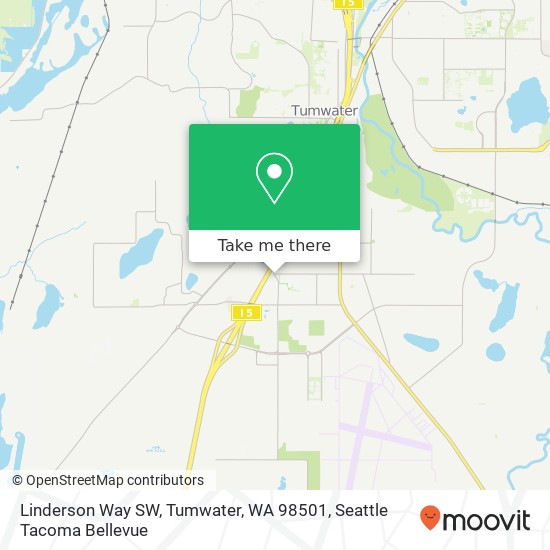 Linderson Way SW, Tumwater, WA 98501 map