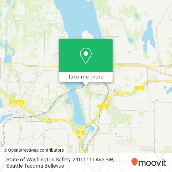 State of Washington Safety, 210 11th Ave SW map