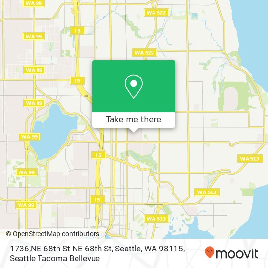 1736,NE 68th St NE 68th St, Seattle, WA 98115 map