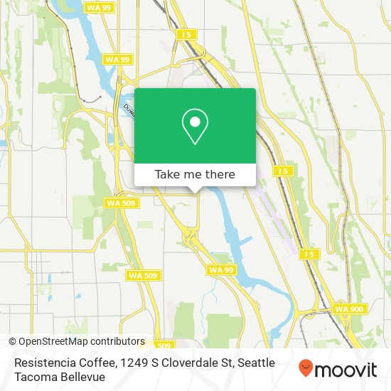 Resistencia Coffee, 1249 S Cloverdale St map