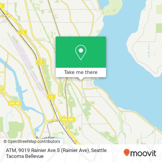 Mapa de ATM, 9019 Rainier Ave S